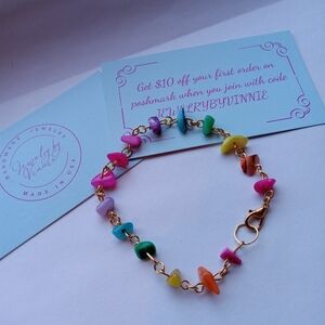 Hand Crafted Multicolor Beaded Bracelet